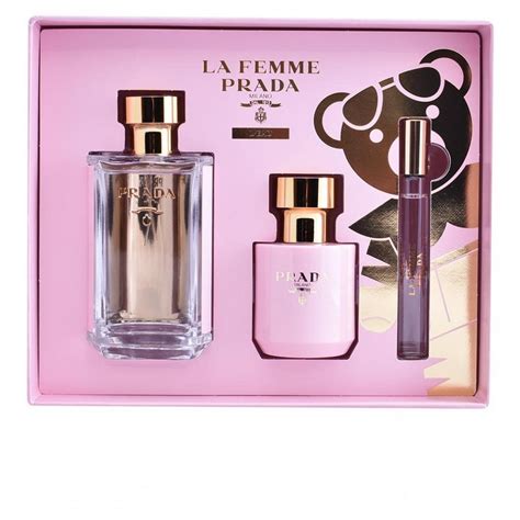 prada aftershave gift set|prada la femme gift set.